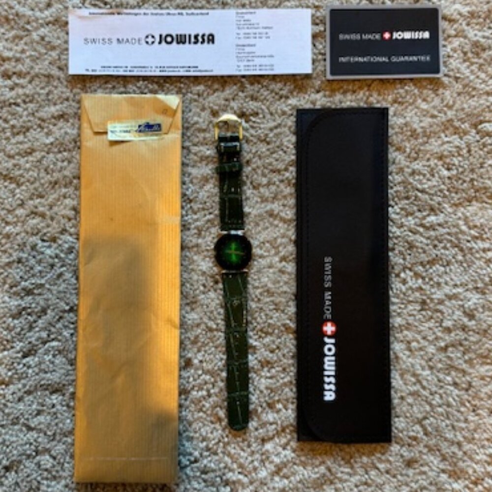 Women's Watch - Jowissa Swiss Made – Green w/Leather Band - Never Worn